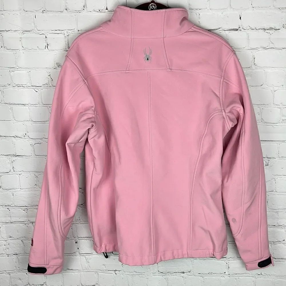 Spyder Pink Jacket Zip Up Size Large - Picture 8 of 9